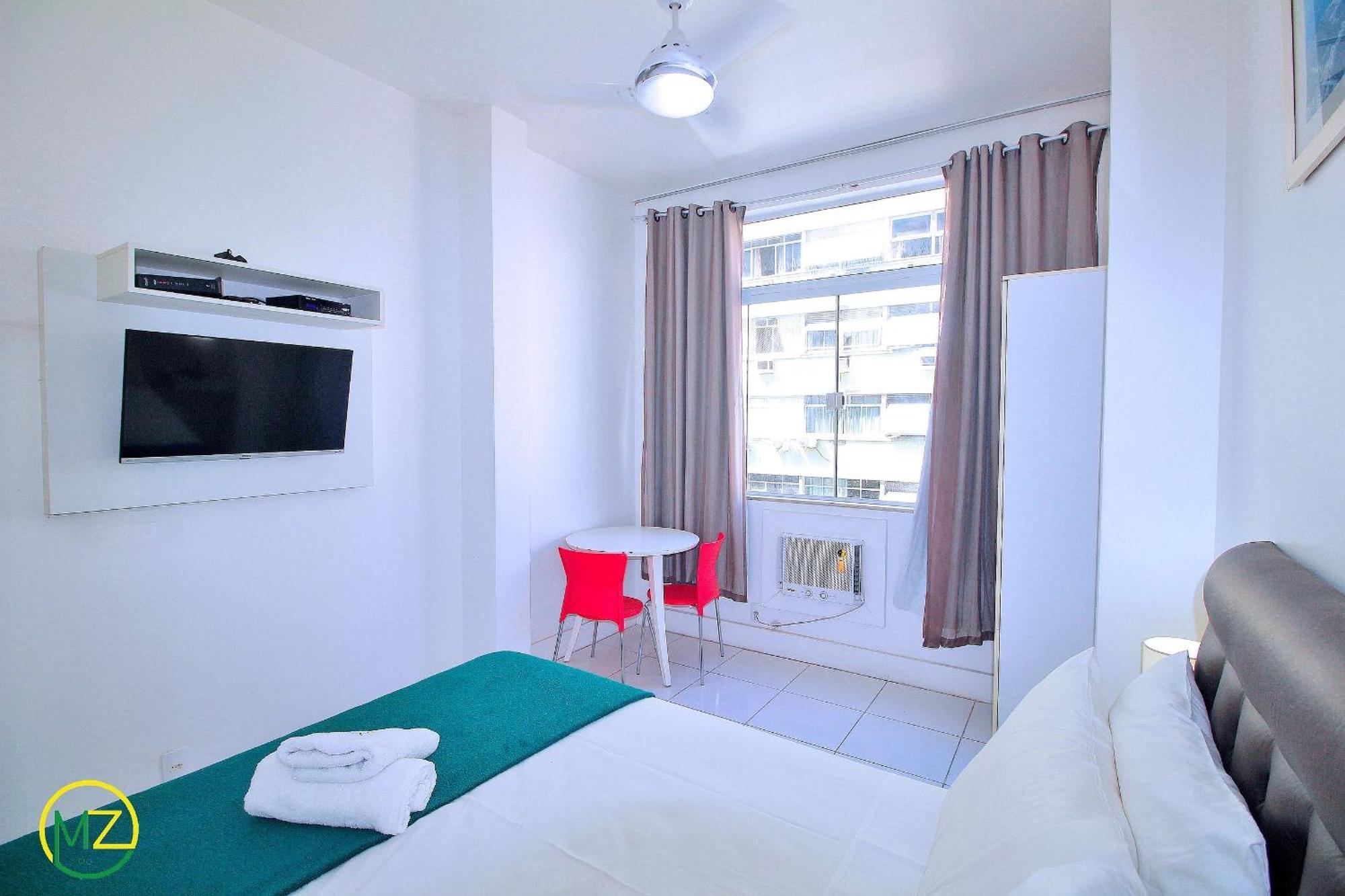 Studio Vista Mar Para 3 Pessoas Em Copacabana ريو دي جانيرو المظهر الخارجي الصورة